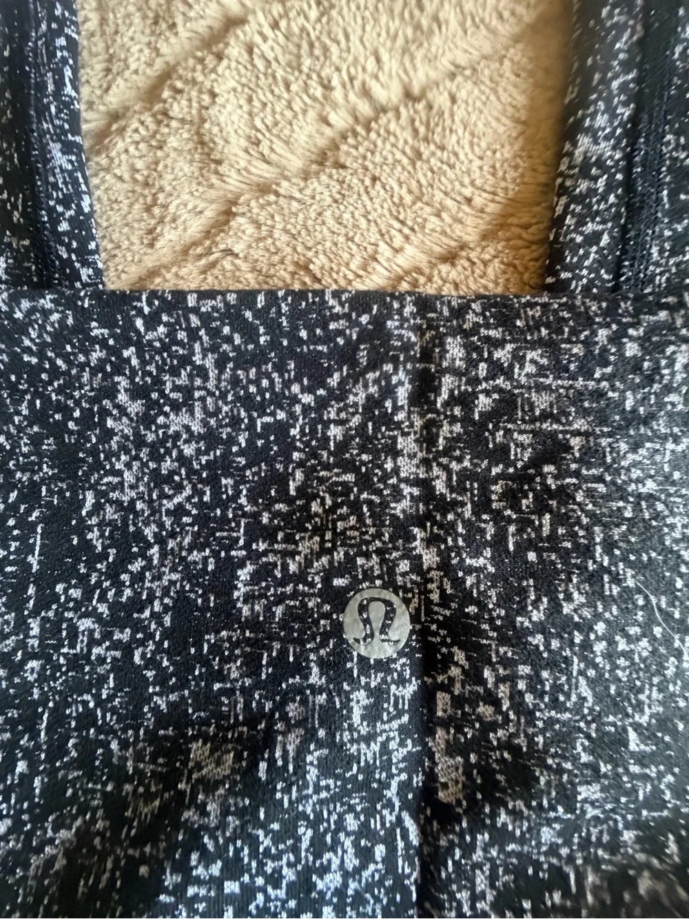 lululemon athletica Black & White Speckled Leggings